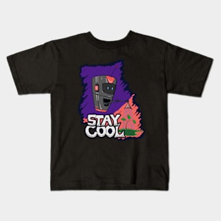 Stay Cool Nature Friendly Robot Kids T-Shirt